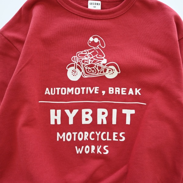 【25FW】HYBRIT トレーナー / レッド