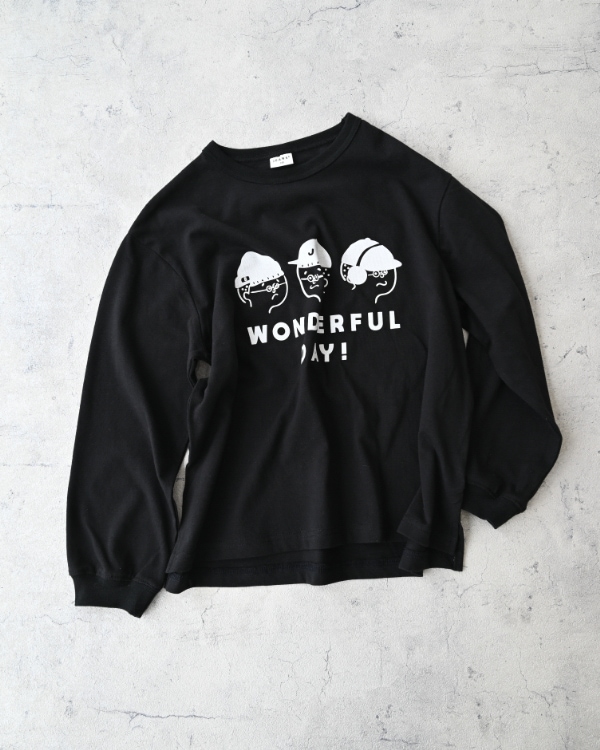 【26PS】WONDEFULロングＴシャツ / ブラック