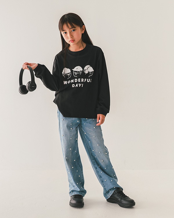 【26PS】WONDEFULロングＴシャツ / ブラック