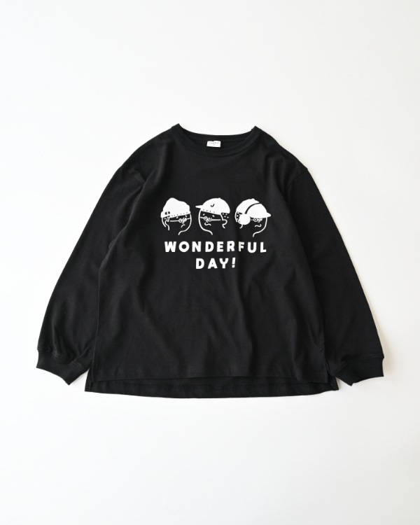 【26PS】WONDEFULロングＴシャツ / ブラック