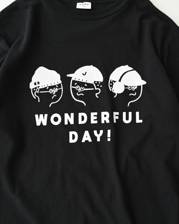 【26PS】WONDEFULロングＴシャツ / ブラック