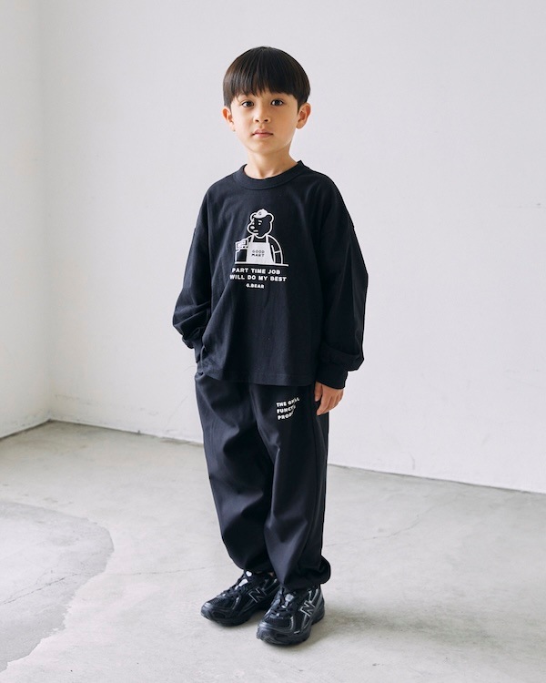 【ジェネレーター】G.BEAR L/S Tシャツ / ブラック