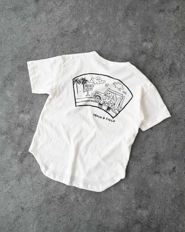 【セカンド】MOTOR TEAMTシャツ / オフホワイト