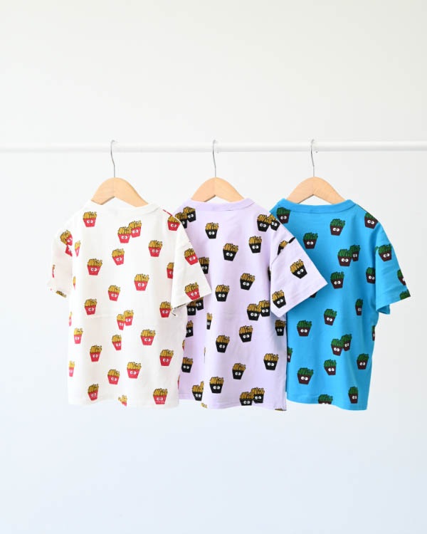 【ニコフラート】ポテト Tシャツ / パープル