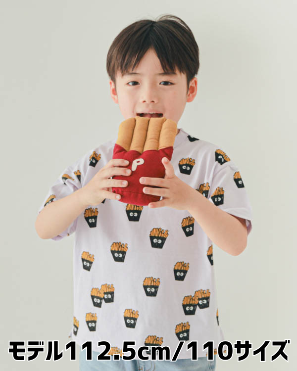 【ニコフラート】ポテト Tシャツ / パープル