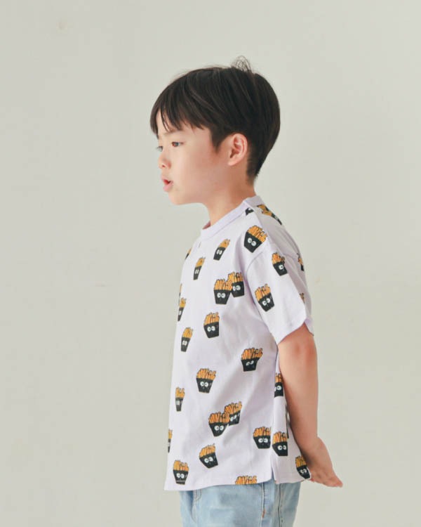 【ニコフラート】ポテト Tシャツ / パープル