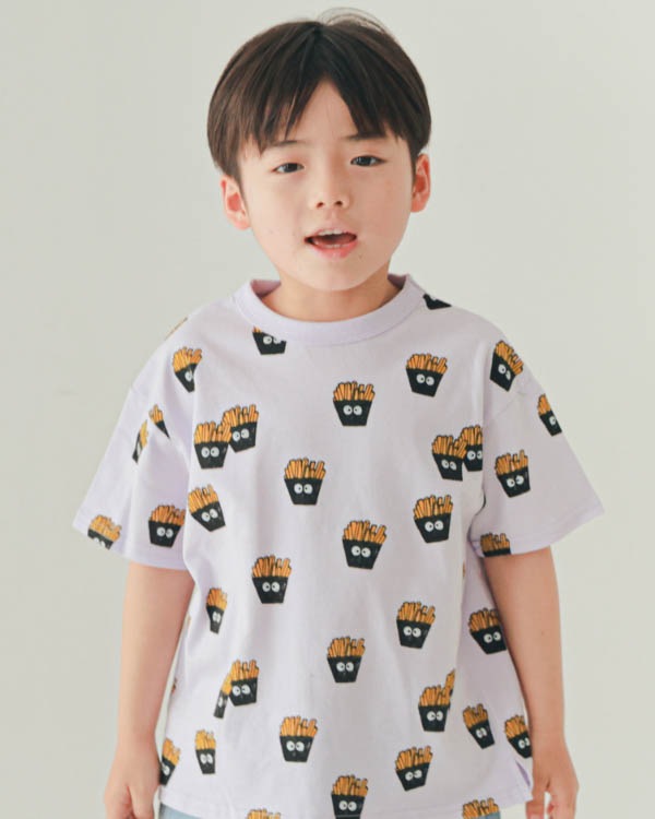 【ニコフラート】ポテト Tシャツ / パープル