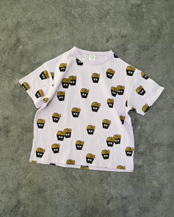 【ニコフラート】ポテト Tシャツ / パープル