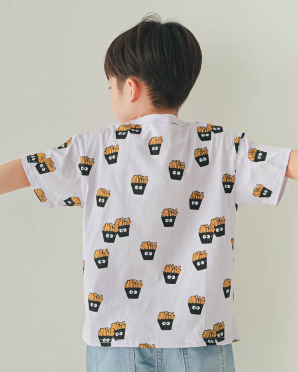 【ニコフラート】ポテト Tシャツ / パープル