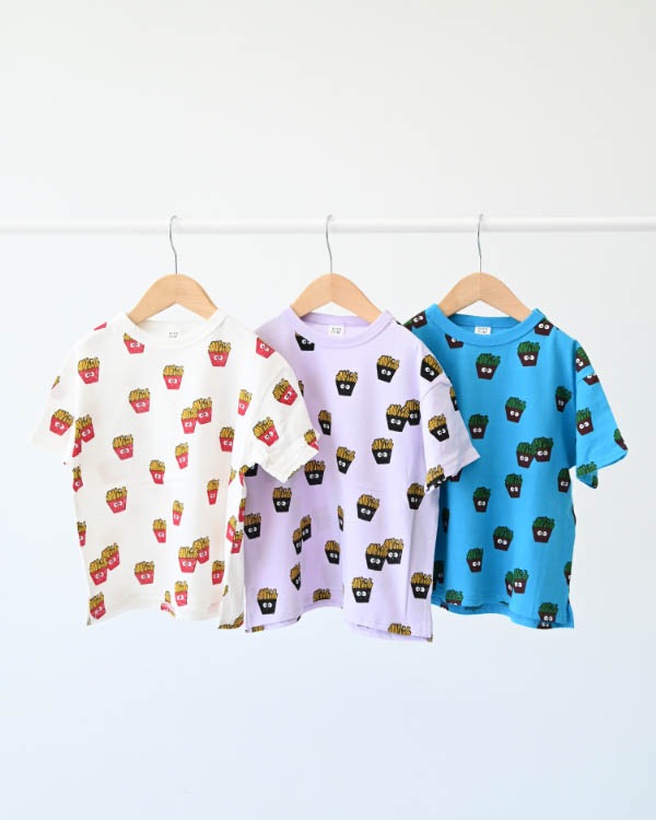 【ニコフラート】ポテト Tシャツ / パープル