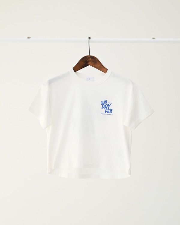【フォブ】SUNDAY FES Tシャツ / ホワイト  