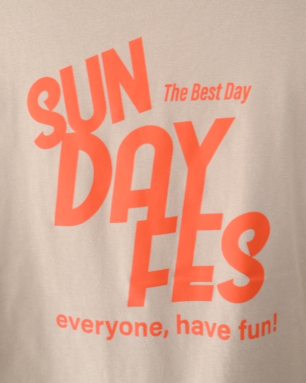 【フォブ】SUNDAY FES Tシャツ / ホワイト  