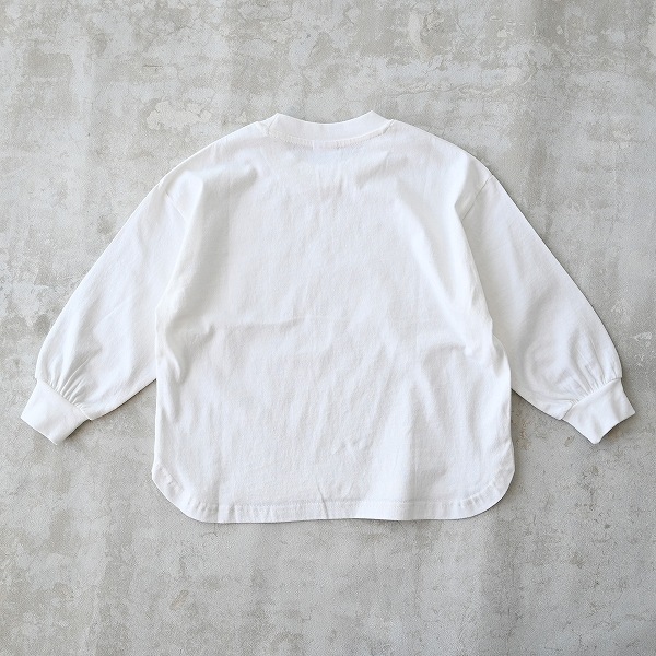長袖 Tシャツ/ ホワイト