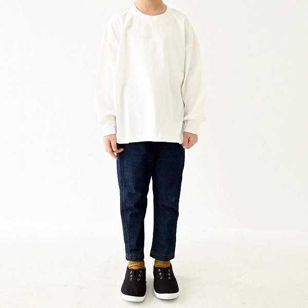 長袖 Tシャツ/ ホワイト
