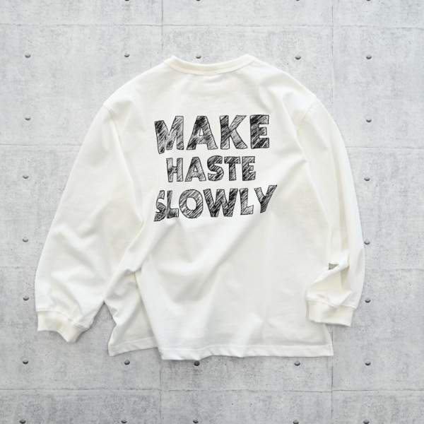 【25FW】MOUSE ロングＴシャツ / オフホワイト