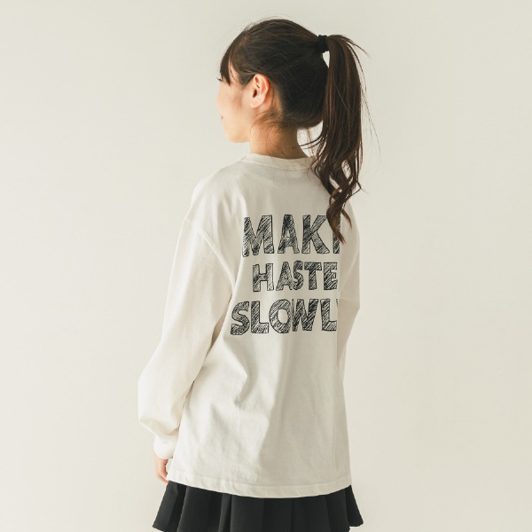 【25FW】MOUSE ロングＴシャツ / オフホワイト