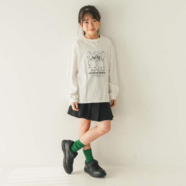 【25FW】MOUSE ロングＴシャツ / オフホワイト