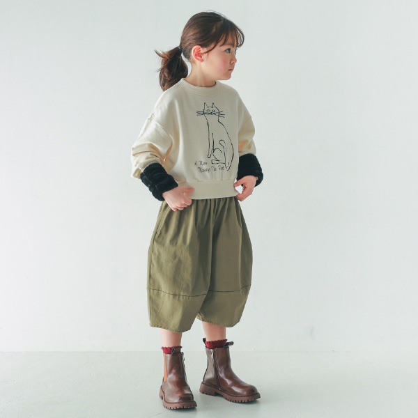 【25FW】バルーン ロングパンツ / カーキ