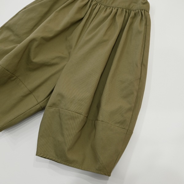 【25FW】バルーン ロングパンツ / カーキ