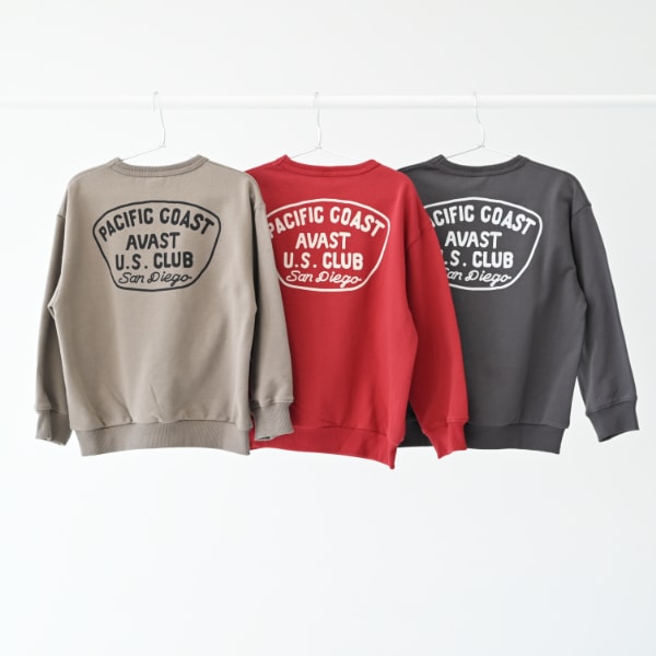 【25FW】HYBRIT トレーナー / チャコールグレー