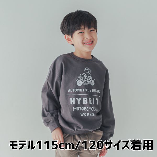 【25FW】HYBRIT トレーナー / チャコールグレー