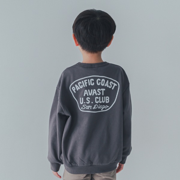 【25FW】HYBRIT トレーナー / チャコールグレー