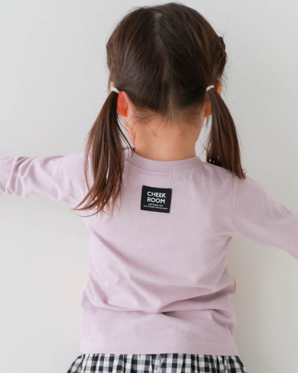 【26PS】ことわざロングＴシャツ / ラベンダー