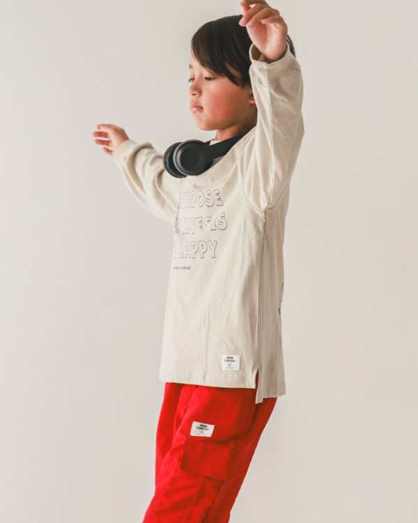 【ジーンズベー】THE PURPOSEロングTシャツ / アイボリー