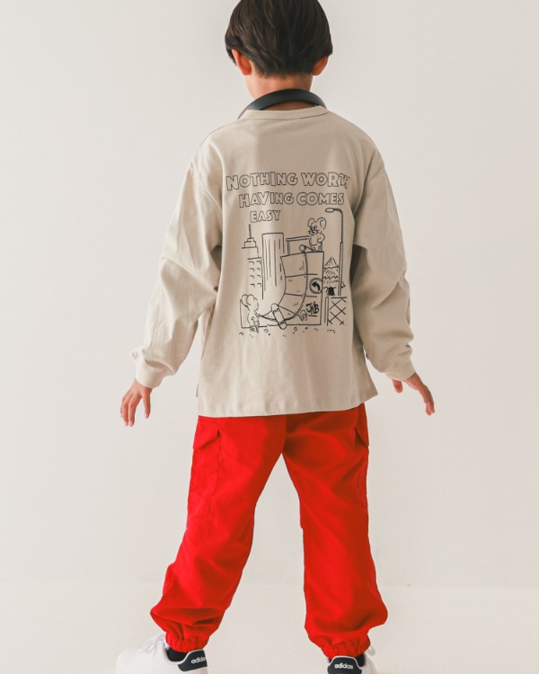 【ジーンズベー】THE PURPOSEロングTシャツ / アイボリー
