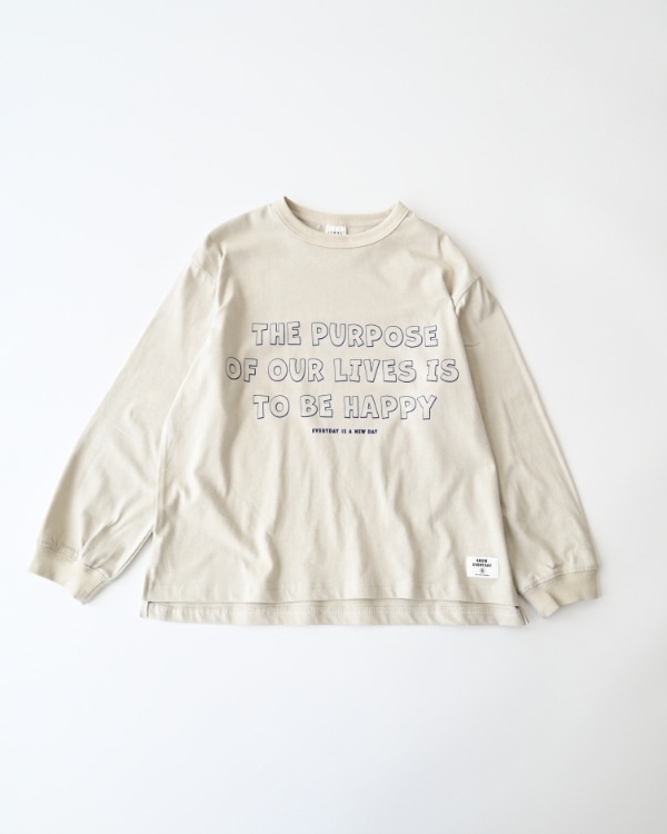 【ジーンズベー】THE PURPOSEロングTシャツ / アイボリー