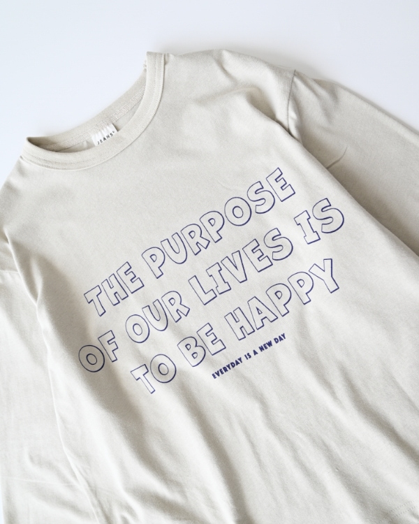 【ジーンズベー】THE PURPOSEロングTシャツ / アイボリー