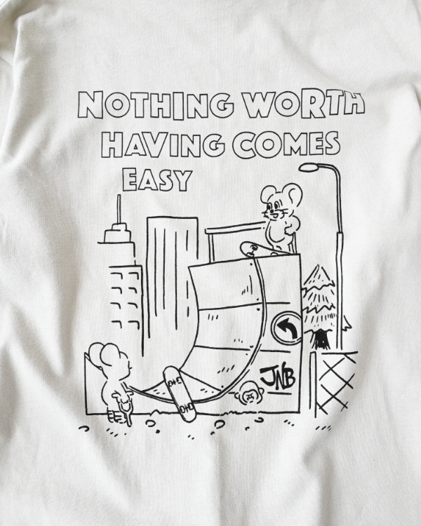 【ジーンズベー】THE PURPOSEロングTシャツ / アイボリー