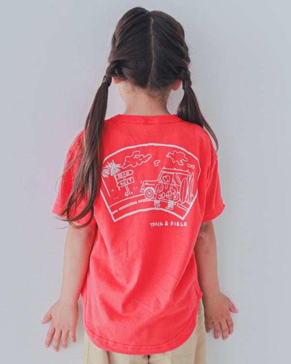 【セカンド】MOTOR TEAMTシャツ / レッド