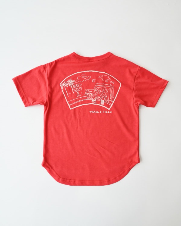 【セカンド】MOTOR TEAMTシャツ / レッド