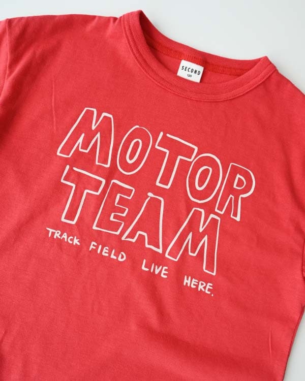 【セカンド】MOTOR TEAMTシャツ / レッド