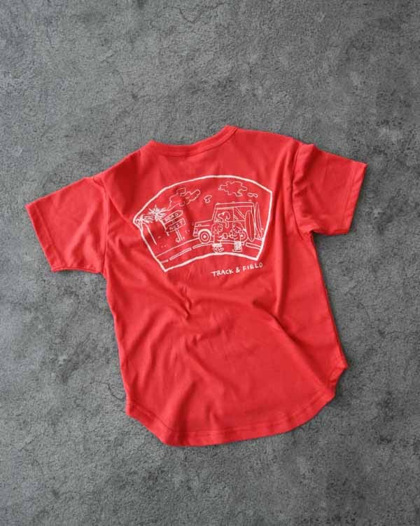 【セカンド】MOTOR TEAMTシャツ / レッド