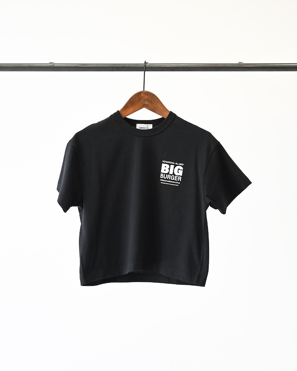 【ジェネレーター】BIG BURGER Tシャツ / ブラック