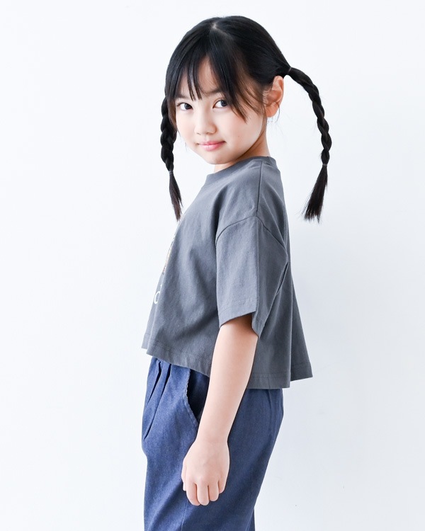 【アンディニー】Teddy ショート Tシャツ / チャコールグレー