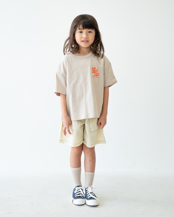 【フォブ】SUNDAY FES Tシャツ / グレージュ  