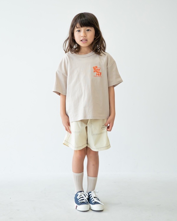 【フォブ】SUNDAY FES Tシャツ / グレージュ  