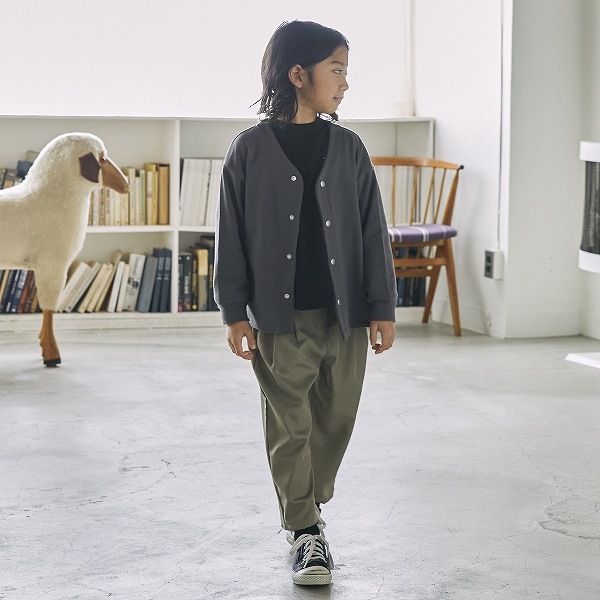 【25FW】ノーカラーJK / チャコールグレー