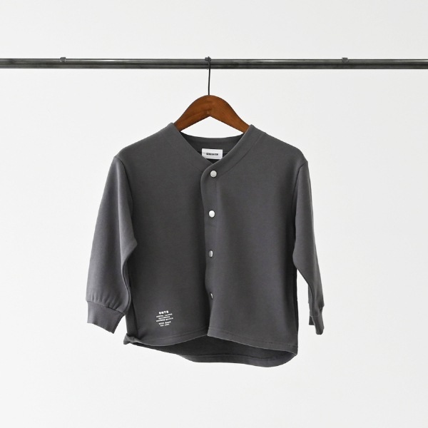 【25FW】ノーカラーJK / チャコールグレー