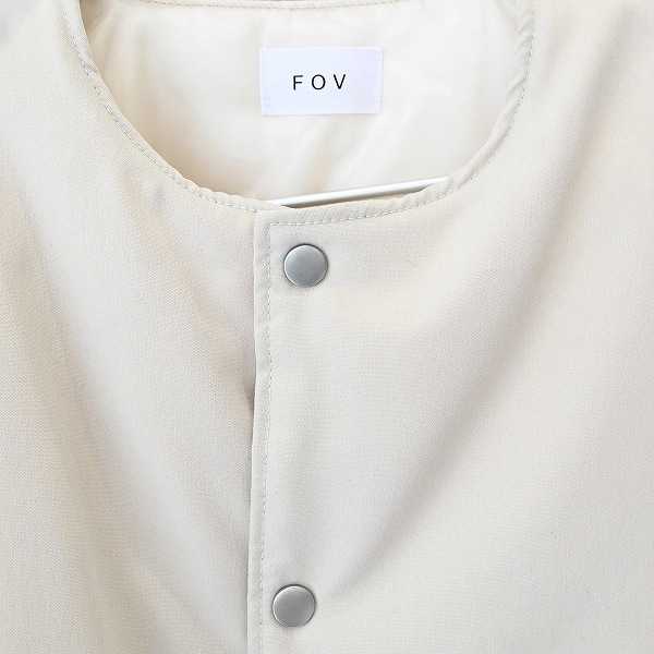 【25FW】ノーカラージャケット / ブラック