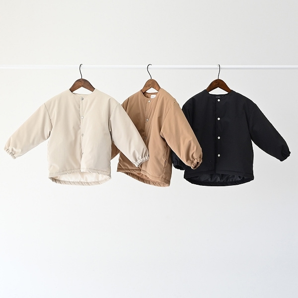 【25FW】ノーカラージャケット / ブラック