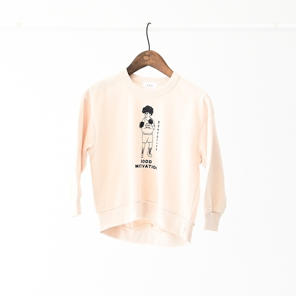 【25FW】BOXERCIZE ビッグトレーナー / アイボリー