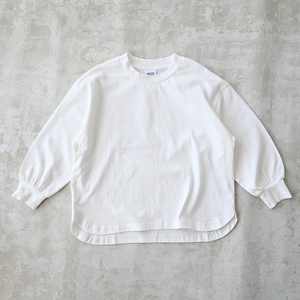 長袖 Tシャツ/ ホワイト