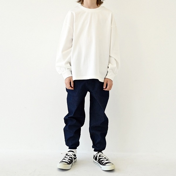 長袖 Tシャツ/ ホワイト