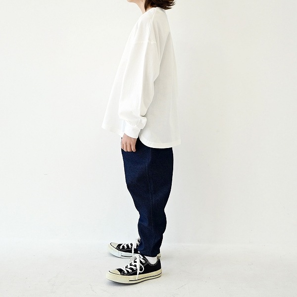 長袖 Tシャツ/ ホワイト