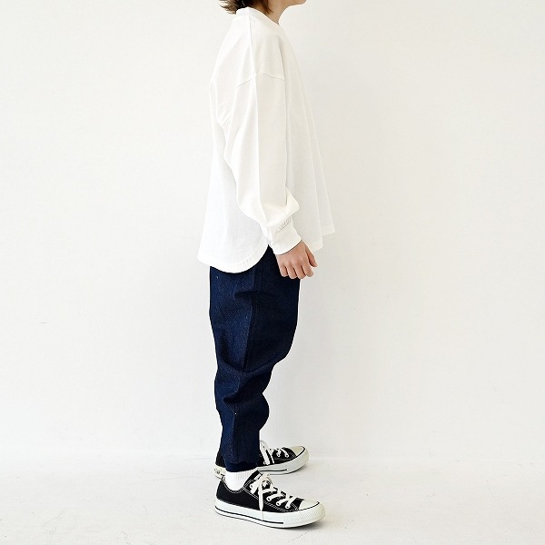 長袖 Tシャツ/ ホワイト