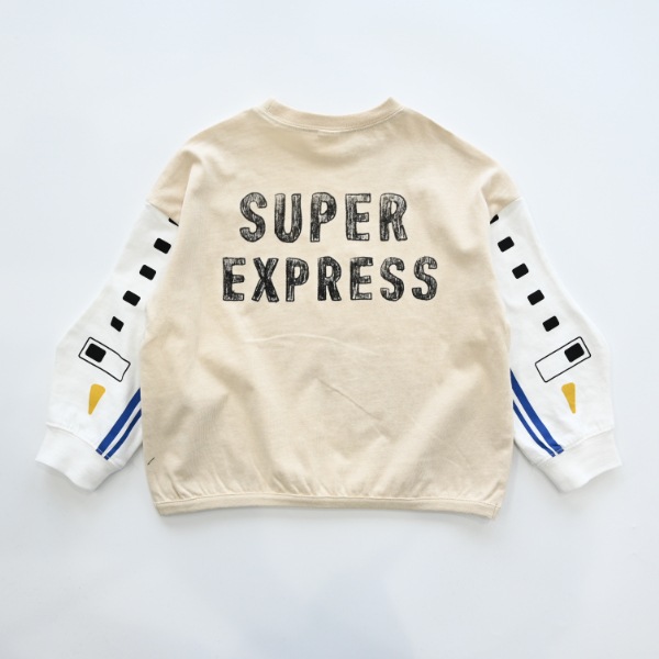 【25FW】新幹線袖 ロングＴシャツ / アイボリー